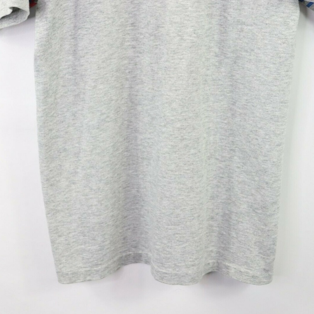 Vintage 70s Nike Spell Out Short Sleeve Shirt Gray - Picture 3 of 8